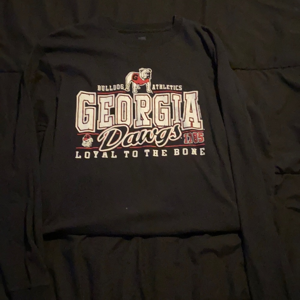 Georgia Bull dogs long sleeve tee